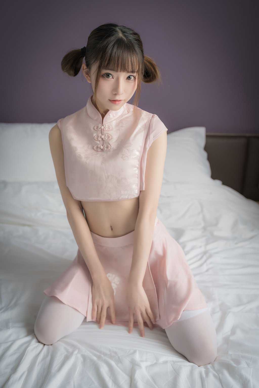 网紅Coser@Kitaro_绮太郞 粉色团子-美图