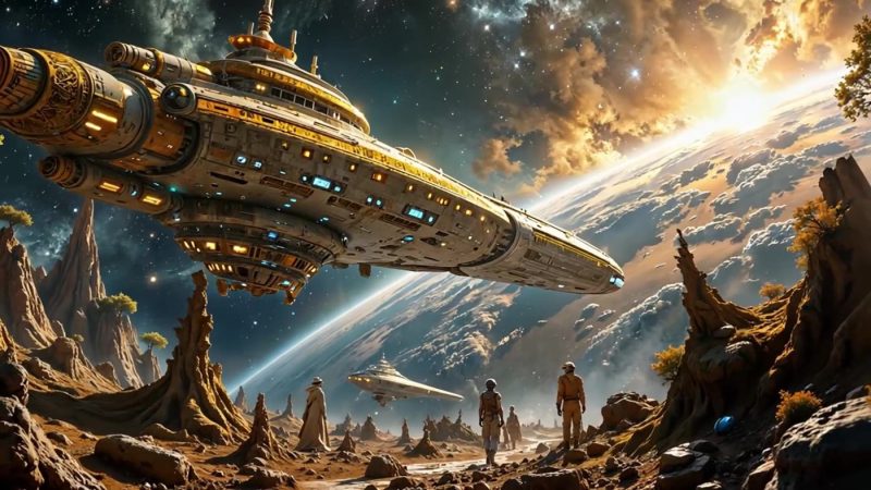 AI Video 007 Princess of Space Fantasy_ Futuristic Music Video[1V/277MB]-美图