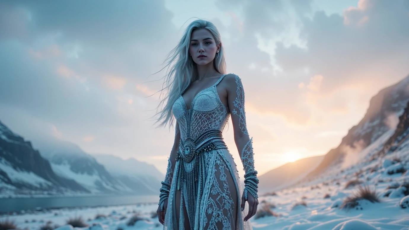 图片[1]-AI Video 043 Mystical TTRPG Ambient Music with Celestial Goddesses[4K/1V/501MB]-美图
