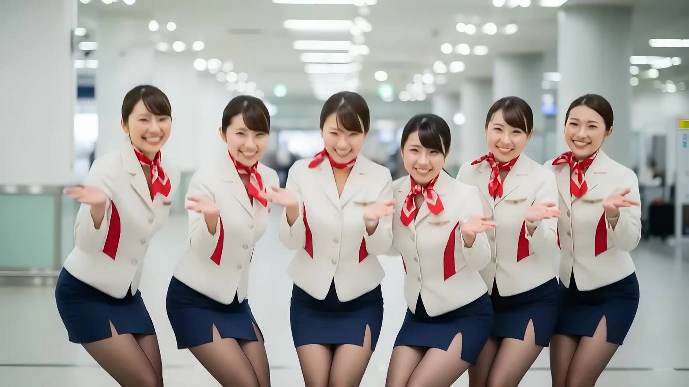 图片[1]-AI Video 052 Flight Attendant, Intern, Teacher _ Nurse_ April Photoshoot Collection[1V/270MB]-美图