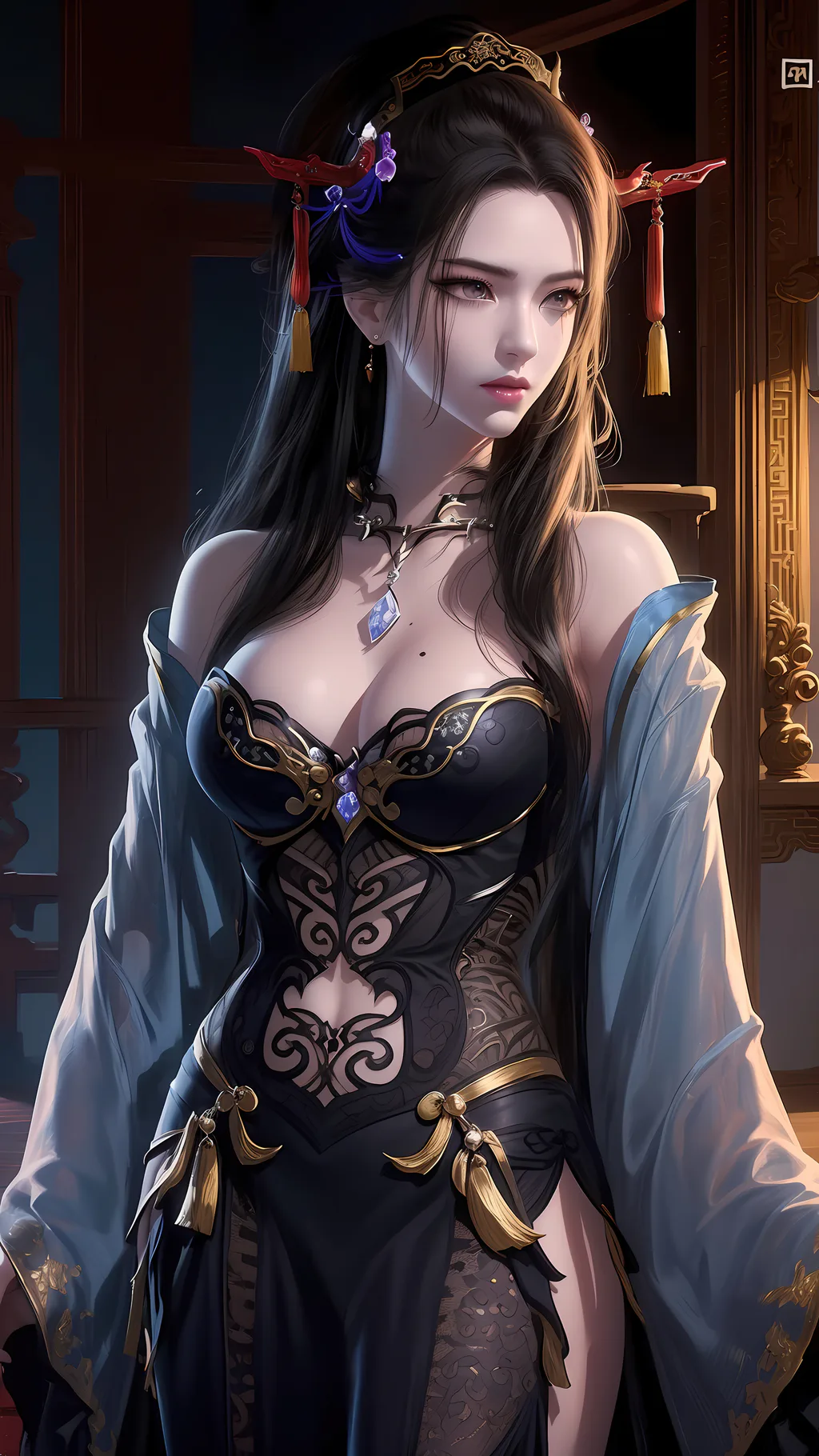 图片[3]-AI绘画 969 天行九歌-潮女妖[34P/482M]-美图