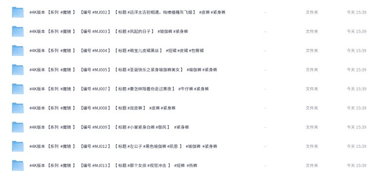 稀缺资源：花了2999买来的，街拍视频 + 魔镜街拍 【总大小1.4TB】
